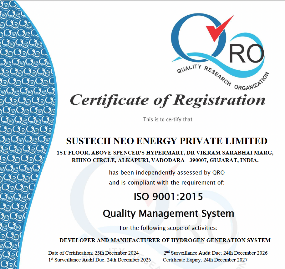ISO 9001:2015 Certificate